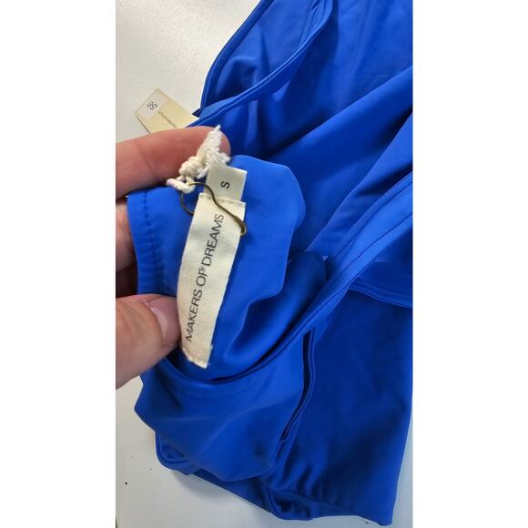 NWT makers of dreams thong body suit one peice deep open back sd cut out S new - Picture 7 of 8